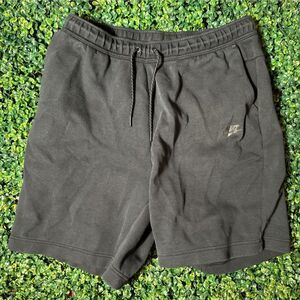 Nike Black Sportswear Tech Fleece Drawstring Shorts Size XL